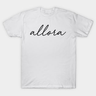 Allora Italian Quote Sticker T-Shirt